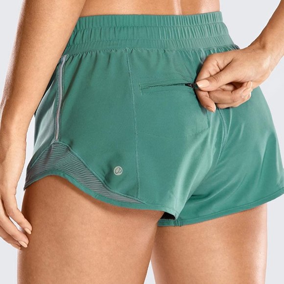 Women's Quick-Dry Loose Running Shorts w/ Pockets 2.5" Inseam - Picture 5 of 7